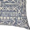 Amazon Brand – Stone & Beam Casual Global Throw Pillow – 12 x 24 Inch, Dark Denim