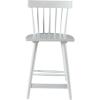 Amazon Brand – Stone & Beam Classic Spindle-Back Counter-Height Wood Barstool, 37.5″H, Set of 2, White
