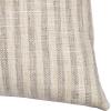 Amazon Brand – Stone & Beam Rustic Stripe Throw Pillow – 17 x 17 Inch, Moonstone