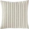 Amazon Brand – Stone & Beam French Laundry Stripe Decorative Throw Pillow, 17″ x 17″, Ivory, Grey