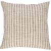 Amazon Brand – Stone & Beam Rustic Stripe Throw Pillow – 17 x 17 Inch, Moonstone