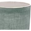 Amazon Brand – Stone & Beam Mid-Century 100% Stoneware Planter, 7.87″H, Distressed Green