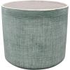 Amazon Brand – Stone & Beam Mid-Century 100% Stoneware Planter, 7.87″H, Distressed Green
