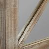Amazon Brand – Stone & Beam Casual Divided Mirror, 30.32″H, Natural Wood