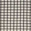 Amazon Brand – Stone & Beam Casual Grid Throw Blanket – 60 x 50 Inch, Black / Ivory