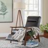 Amazon Brand – Stone & Beam Casual Jagged Global Design Throw Blanket – 60 x 50 Inch, Black / Ivory, Black & Ivory