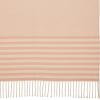 Amazon Brand – Stone & Beam Contemporary Stripe Throw Blanket – 60 x 50 Inch, Mahogany Rose