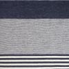 Amazon Brand – Stone & Beam Contemporary Stripe Throw Blanket – 60 x 50 Inch, Navy