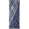 Amazon Brand – Stone & Beam Modern Heathered Cable-Knit Throw Blanket – 60 x 50 Inch, Navy