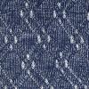 Amazon Brand – Stone & Beam Modern Heathered Cable-Knit Throw Blanket – 60 x 50 Inch, Navy
