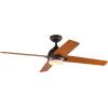 Amazon Brand – Stone & Beam Modern Indoor Remote Control Ceiling Fan With Integrated LED Light – 52 x 52 x 8.94 Inches, Aged Bronze