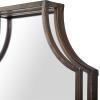 Amazon Brand – Stone & Beam Rectangular Antique-Style Metal Frame Hanging Wall Mount Mirror Decor, Brown, 18.25″L x 2.75″W