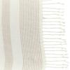 Amazon Brand – Stone & Beam Striped Throw Blanket, Soft and Easy Care, 80″ x 60″, Fringed, Natural