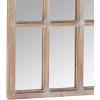 Amazon Brand – Stone & Beam Vintage Farmhouse Wooden Arched Mantel Mirror, 36.25″H, Dark Stain