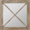 Amazon Brand – Stone & Beam Casual Divided Mirror, 30.32″H, Natural Wood