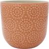 Stone & Beam Floral embossed planter in Arabesque color, large
