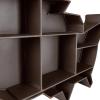 Amazon Brand – Stone & Beam Contemporary United States Floating Wall Shelf – 28 x 18 x 4 Inch, Black Metal