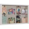 Amazon Brand – Stone & Beam Rectangular Modern Multiclip Collage Picture Frame, 15.6″ W x 26.7″ H, White