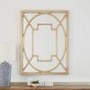 Amazon Brand – Stone & Beam Wall Decor Mirror, 30″ x 40″, Champagne Gold