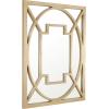 Amazon Brand – Stone & Beam Wall Decor Mirror, 30″ x 40″, Champagne Gold