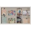 Amazon Brand – Stone & Beam Rectangular Modern Multiclip Collage Picture Frame, 15.6″ W x 26.7″ H, White