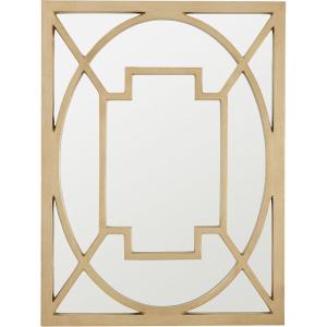 Amazon Brand – Stone & Beam Wall Decor Mirror, 30″ x 40″, Champagne Gold